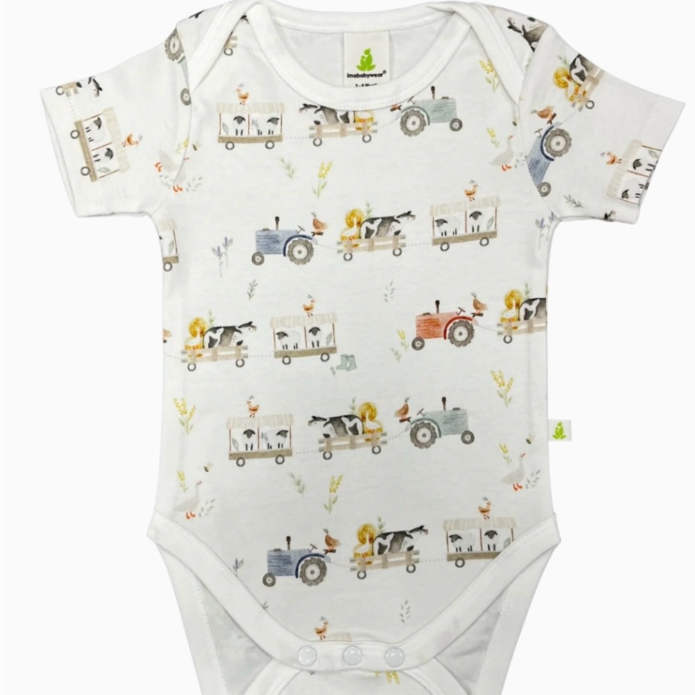 Farmyard bodysuit 6-9 months